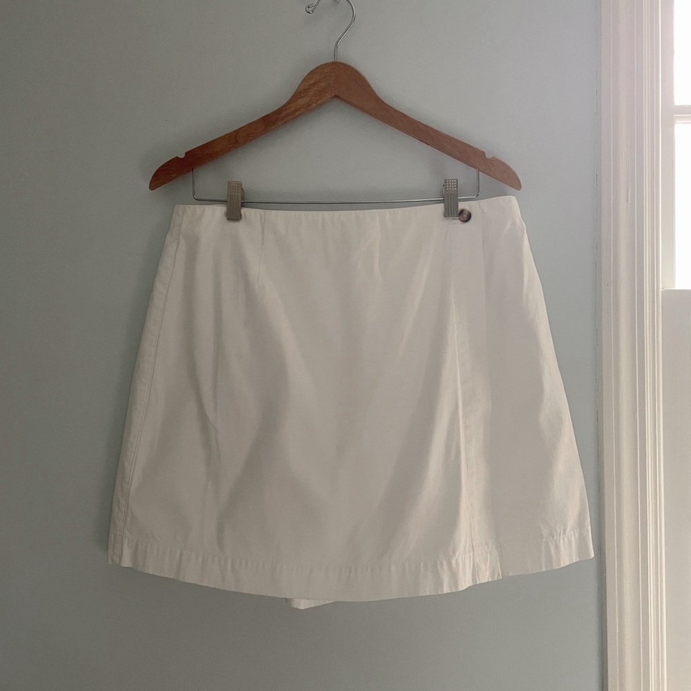 Talbots Petite White Skort